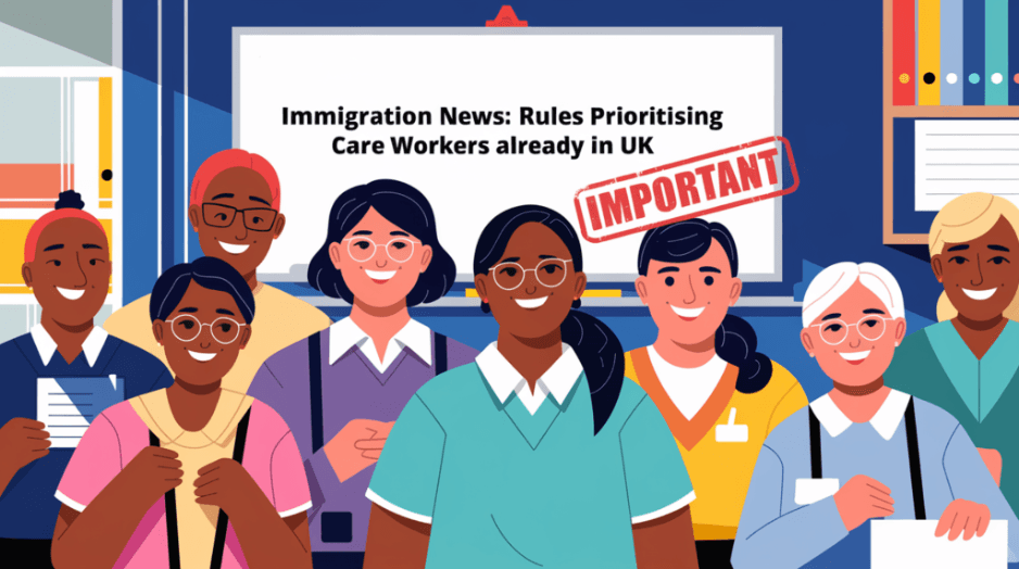 Immigration News: Rules Prioritising Care Workers Already in UK