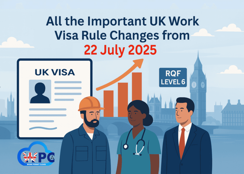 All the Important UK Work Visa Rule Changes from 22 July 2025