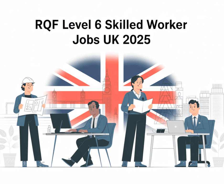 RQF Level 6 Jobs List for UK Skilled Worker Visa 2025 Onward