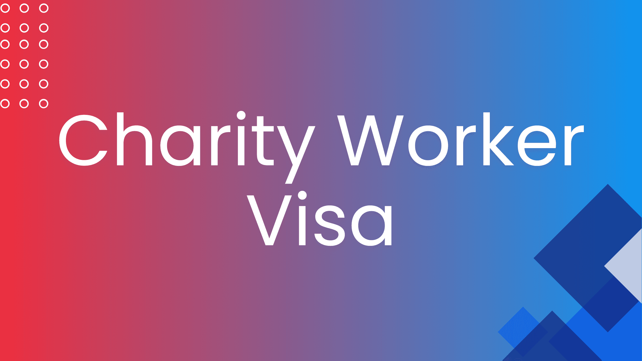 Charity Worker Visa