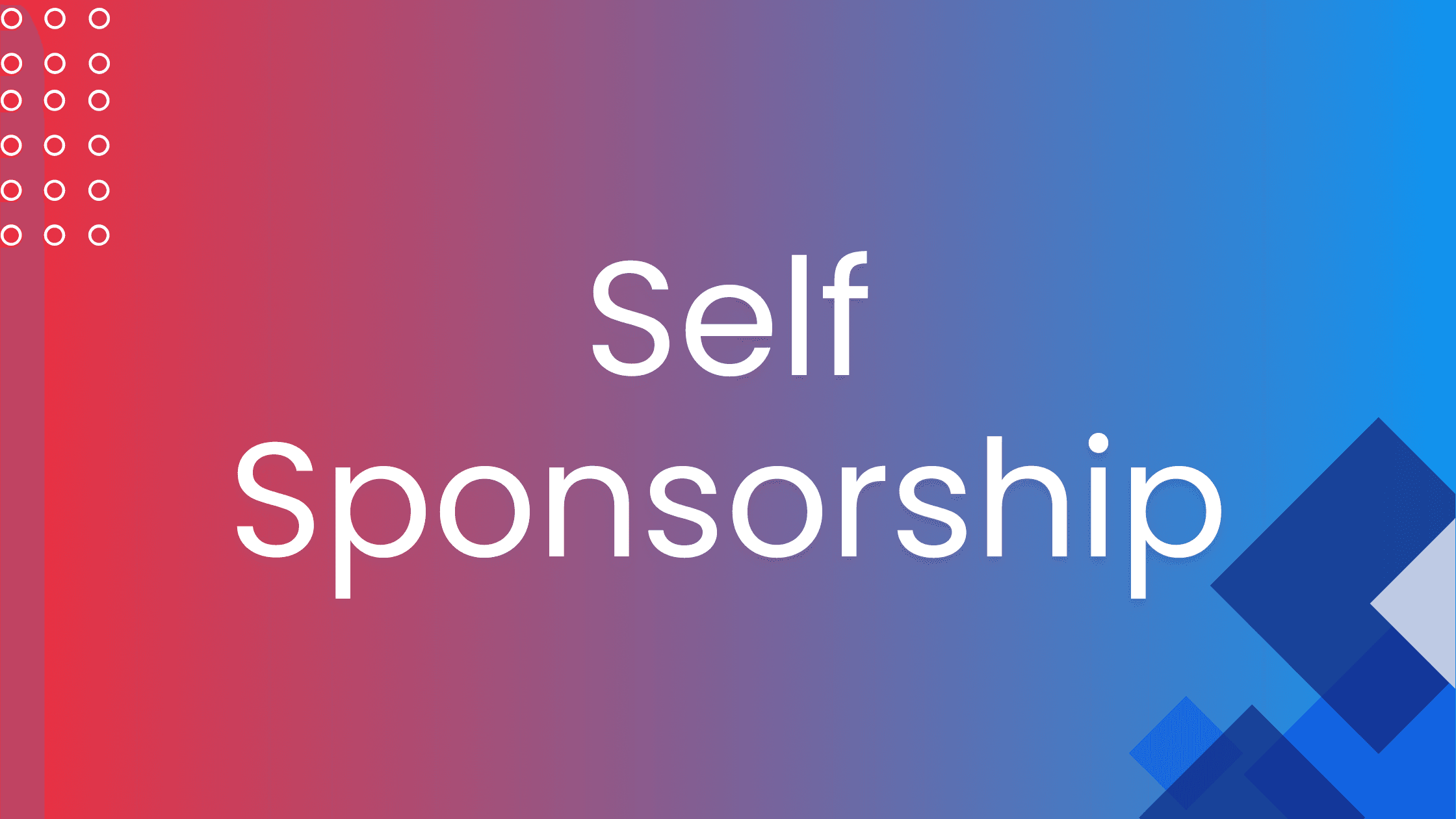 Self-Sponsorship In UK